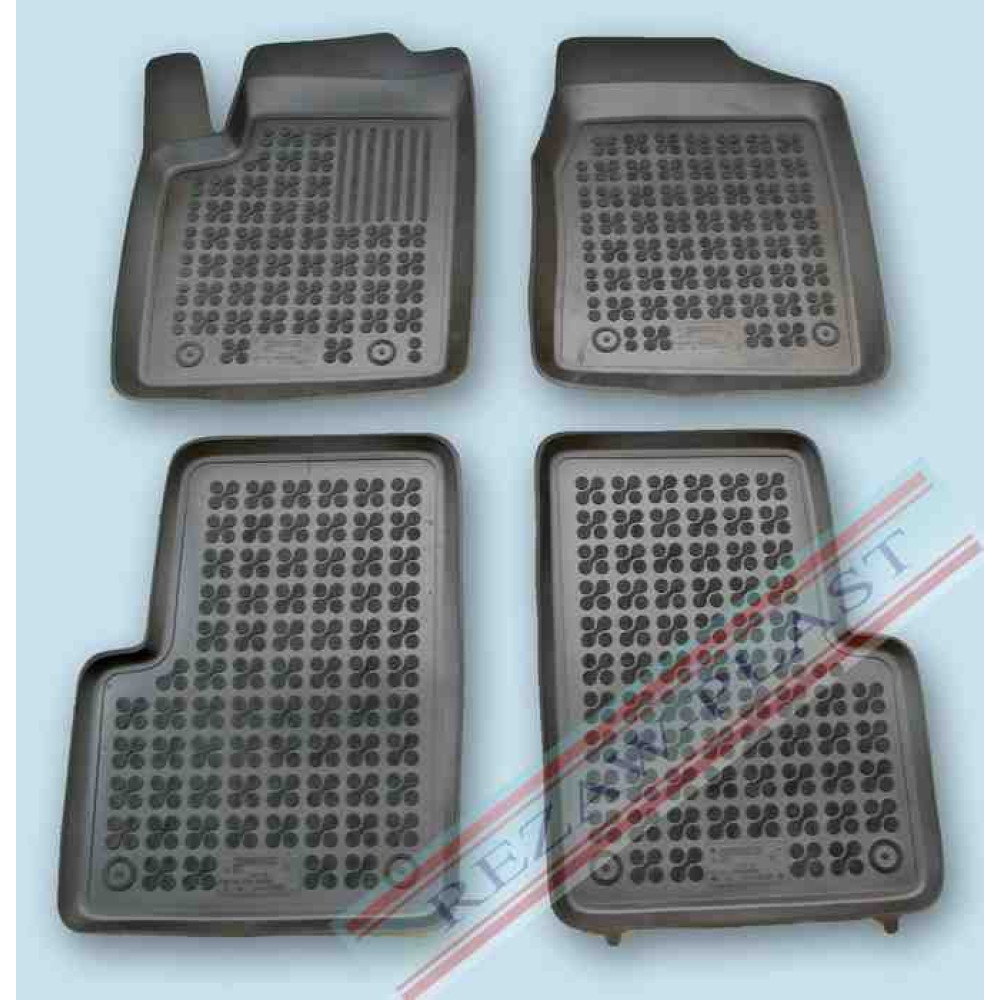 Car rubber floor mats black FORD KA (2008-...) 200607