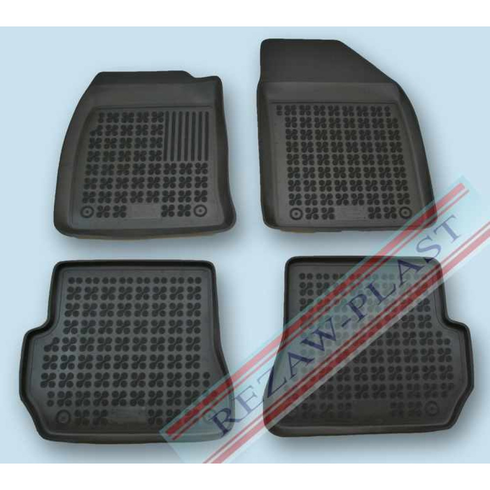 Car rubber floor mats black FORD FIESTA VI pre facelift (2002-2006)   200610
