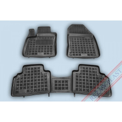 Car rubber floor mats black FORD TRANSIT COURIER (2014-...) 200622