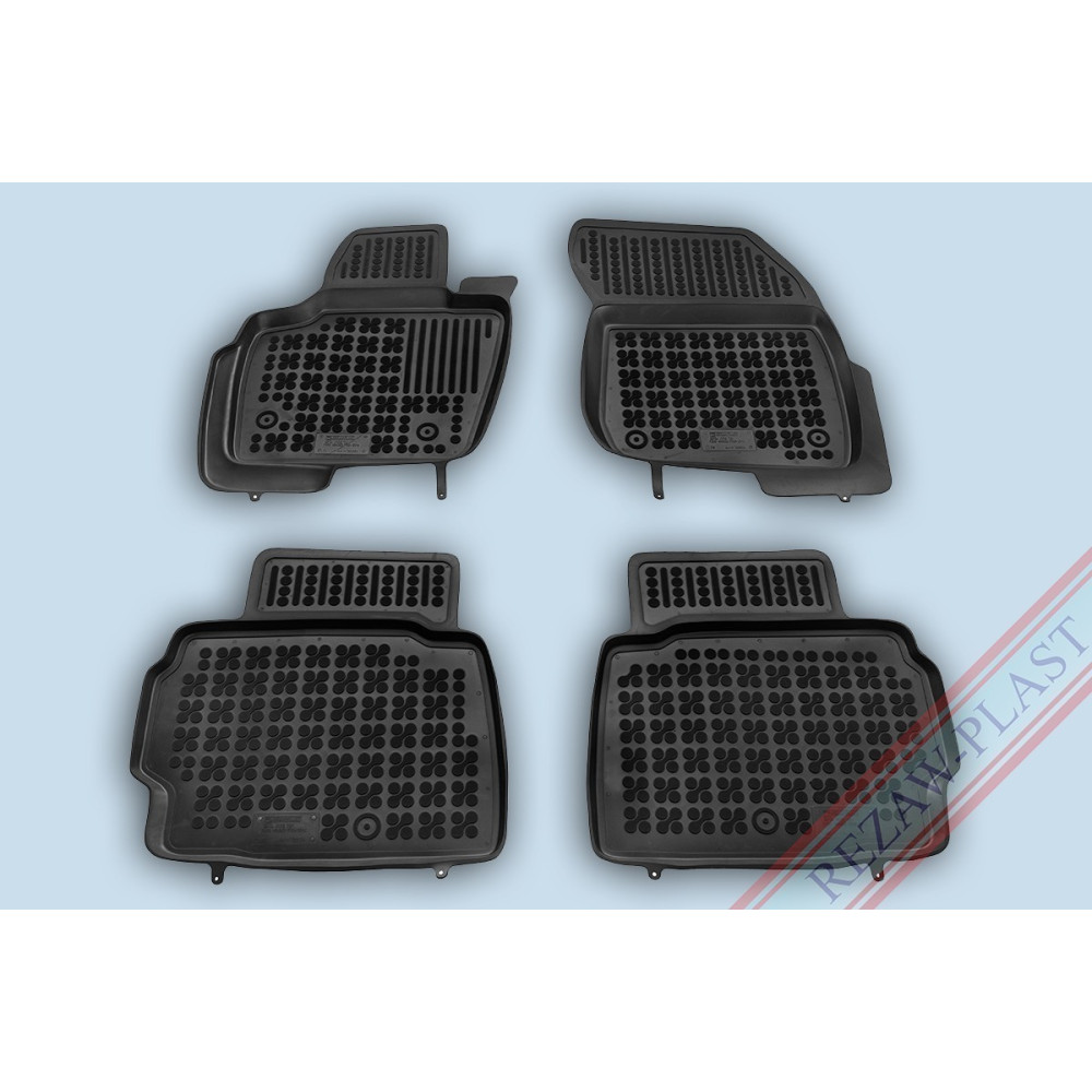 Car rubber floor mats black FORD MONDEO (2014-...) 200624