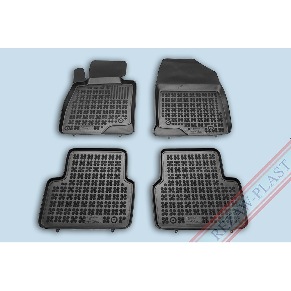 Car rubber floor mats black MAZDA 3  (2013-...) 200813