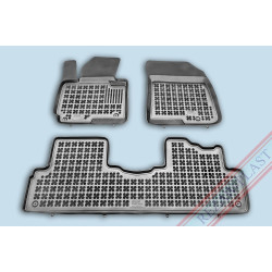 Car rubber floor mats black KIA CARENS IV (2013-...) 201017