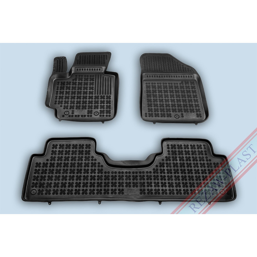 Car rubber floor mats black KIA SOUL (2014-...) 201018