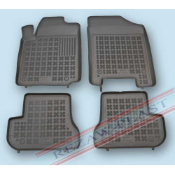 Car rubber floor mats black CITROEN C2 with fire exting. (2003-2009) 201202