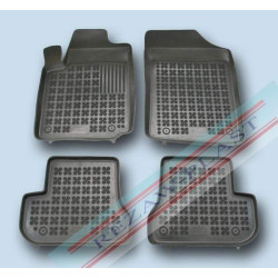 Car rubber floor mats black CITROEN C2 (2003-2009) 201216