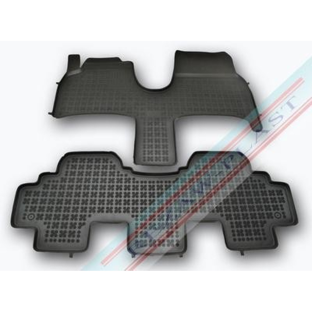 Car rubber floor mats black CITROEN C8 (2002-...) 201220