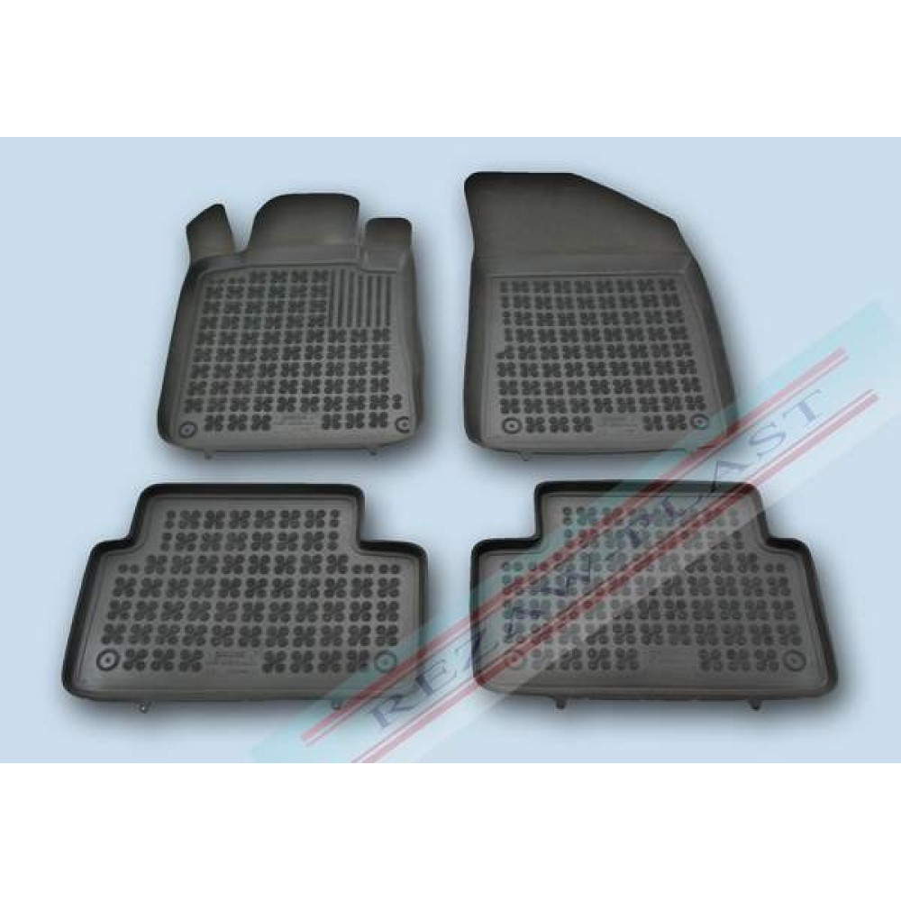 Car rubber floor mats black PEUGEOT 508 (2011-...) 201309