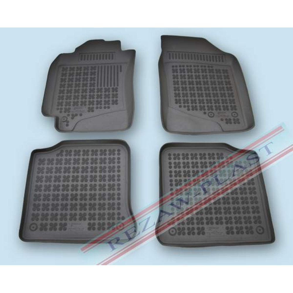 Car rubber floor mats black TOYOTA COROLLA (1995-2000) 201403