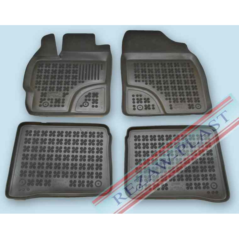 Car rubber floor mats black TOYOTA PRIUS (2009-2015)  201415