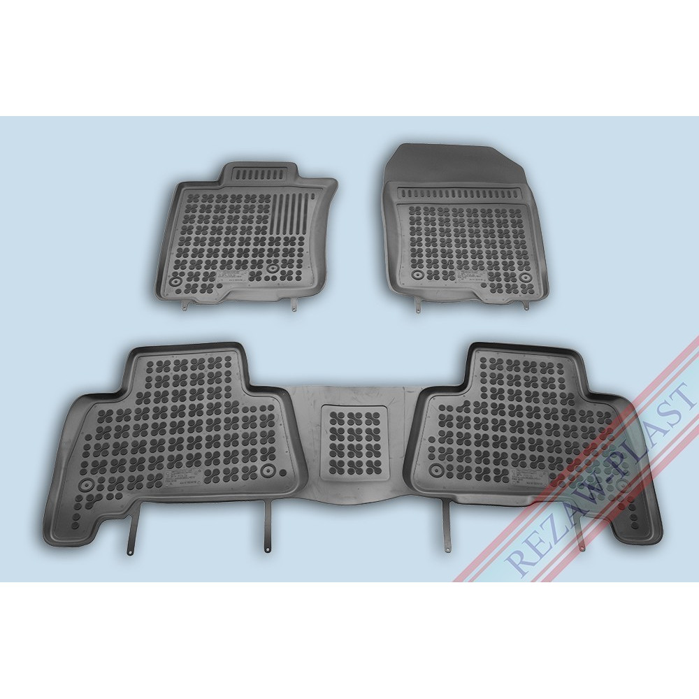 Car rubber floor mats black TOYOTA LAND CRUISER 150 (2010-...)  201416