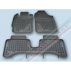 Car rubber floor mats black TOYOTA YARIS III Hybrid (2012-2014) 201424