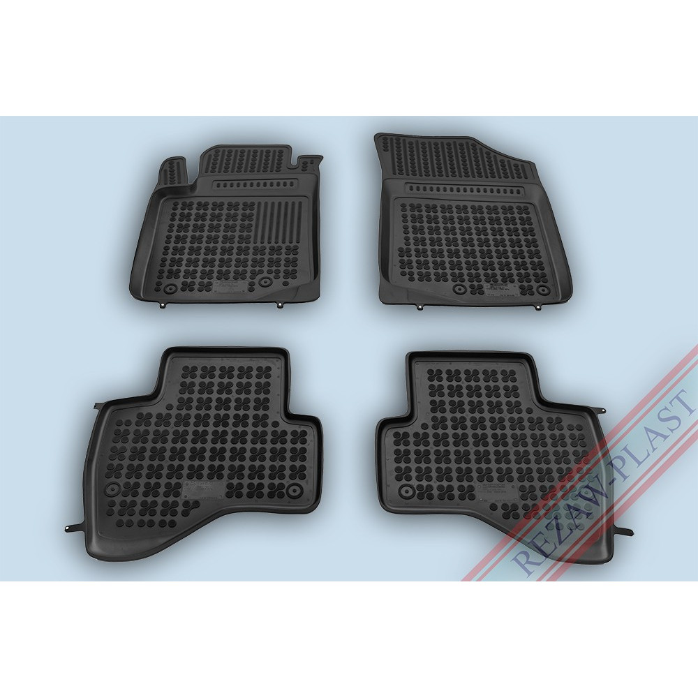 Car rubber floor mats black TOYOTA AYGO II (2014-...) 201429