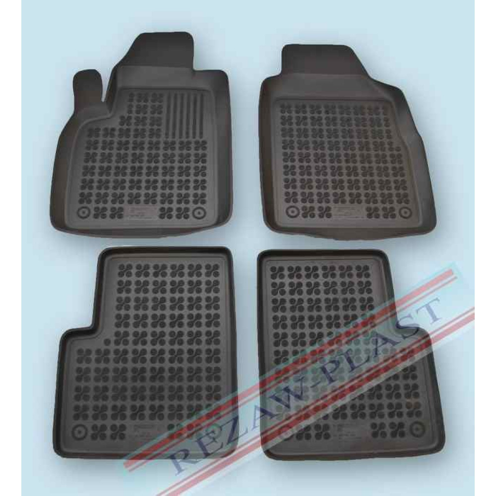 Car rubber floor mats black FIAT 500 (2007-...) 201503