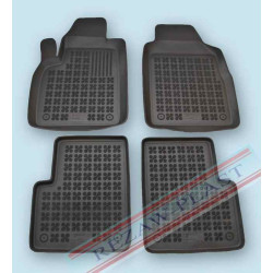 Car rubber floor mats black FIAT 500 (2007-...) 201503