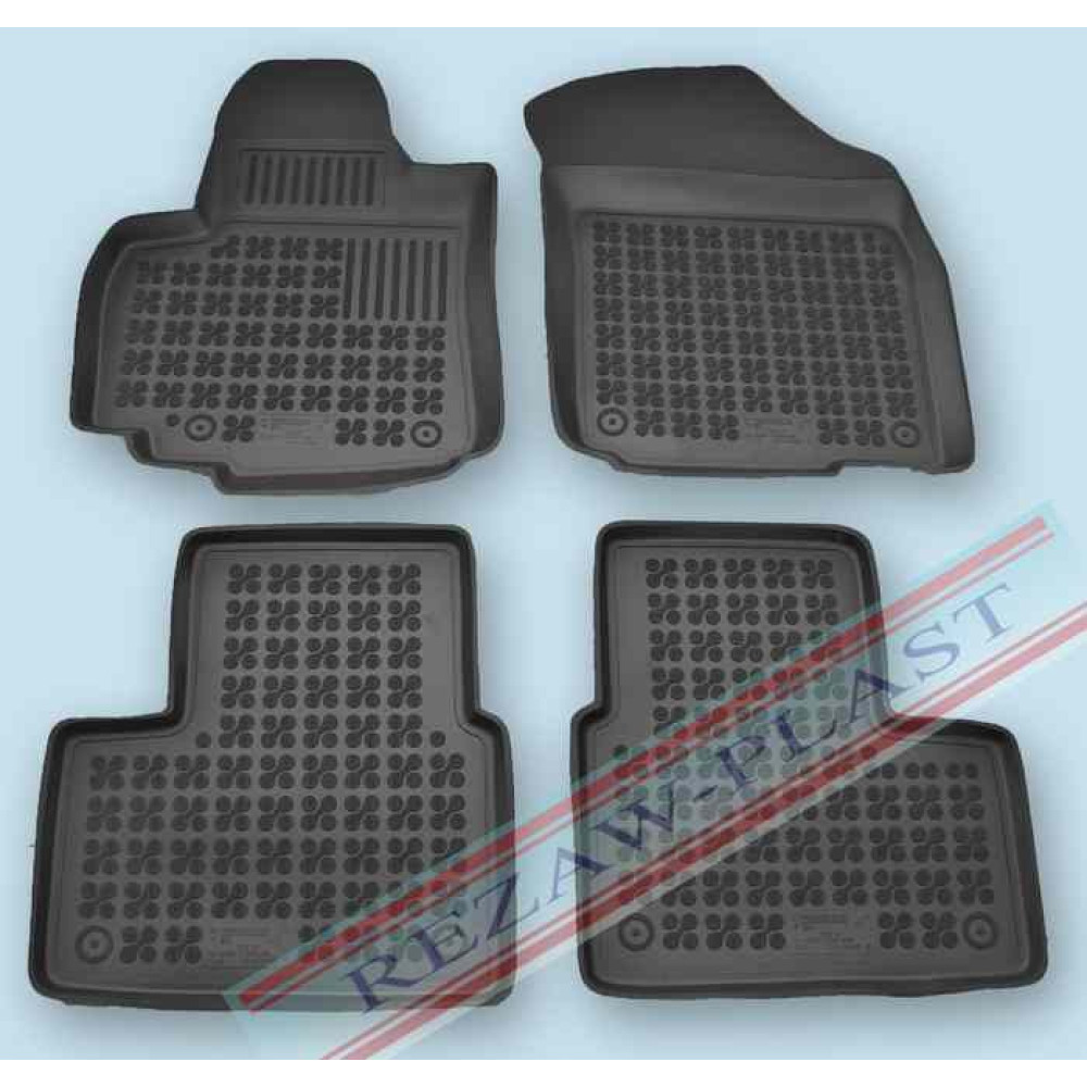 Car rubber floor mats black FIAT SEDICI (2006-...) 201505