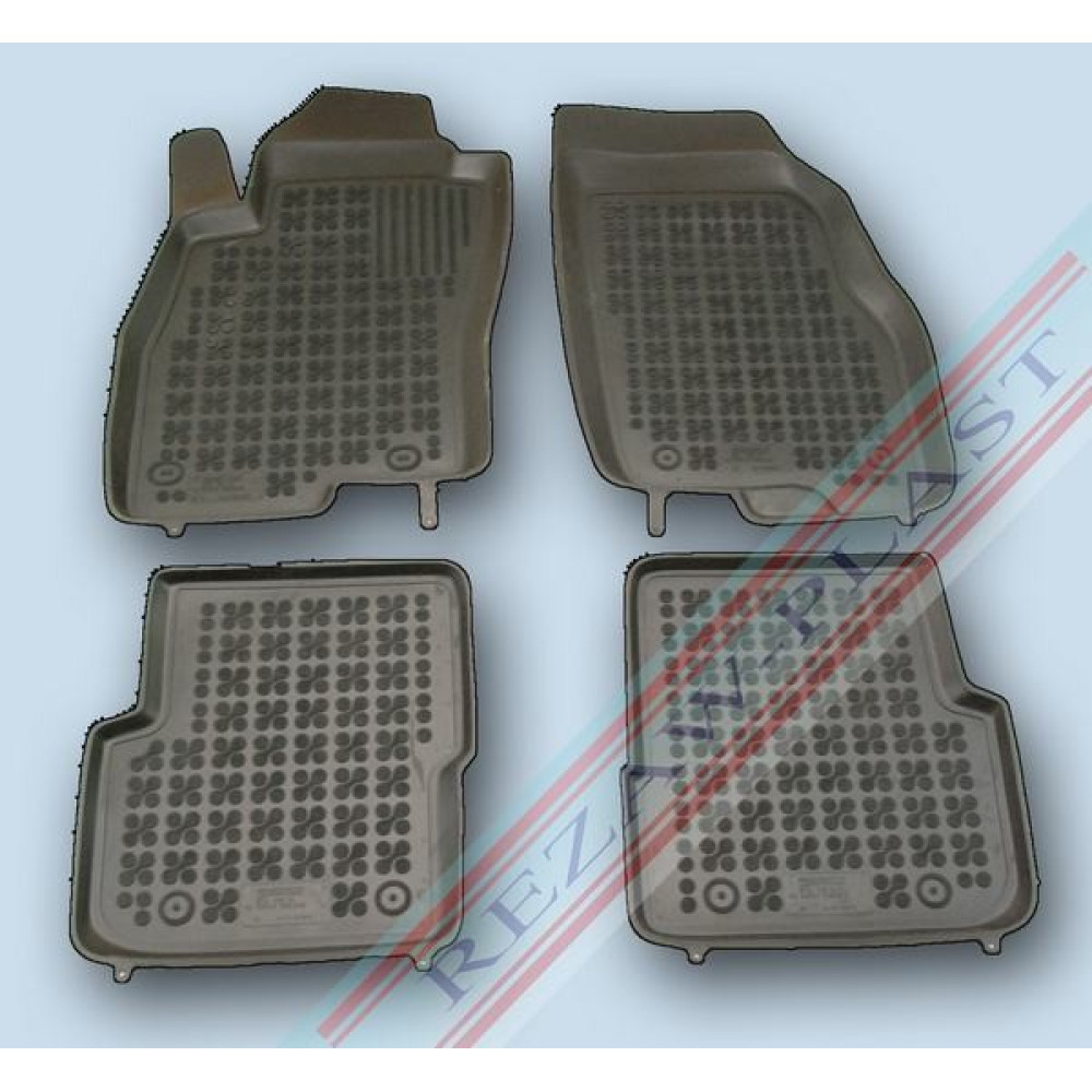 Car rubber floor mats black FIAT PUNTO III (2012-...) 201514