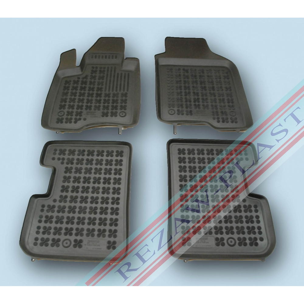 Car rubber floor mats black FIAT PANDA III (2012-...) 201515