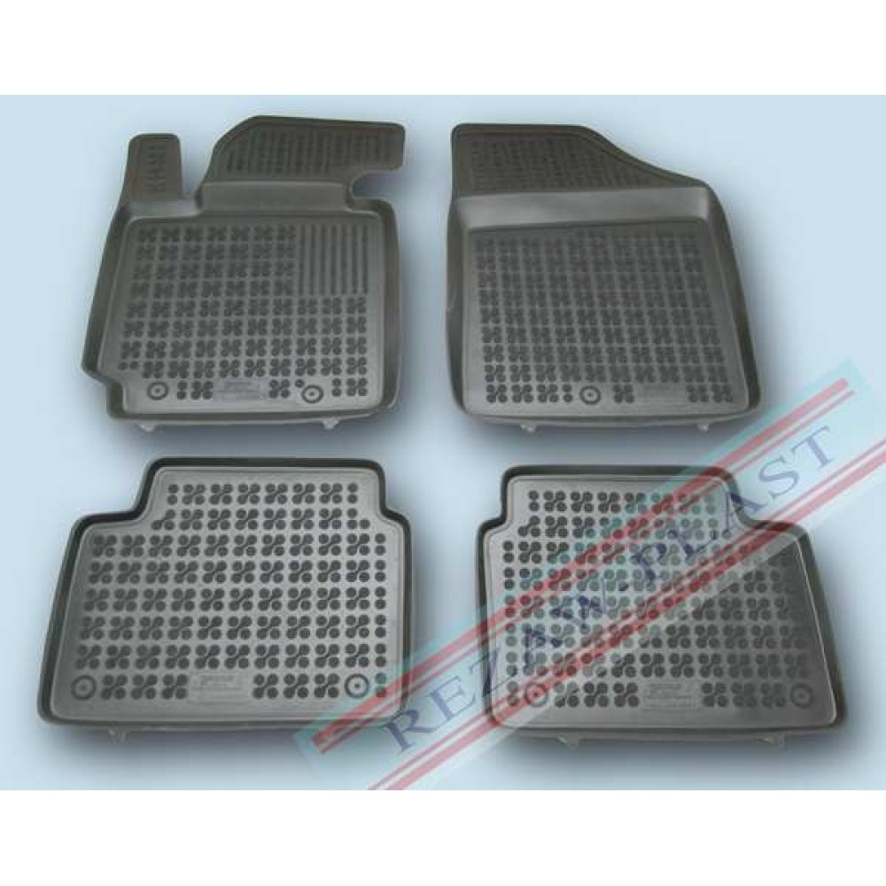 Car rubber floor mats black HYUNDAI VELOSTER (2011-...) 201610