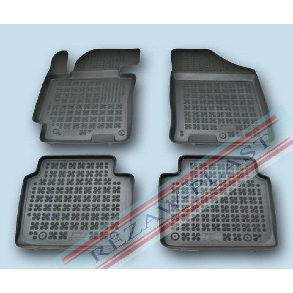 Car rubber floor mats black HYUNDAI ELANTRA V (2010-...) 201612
