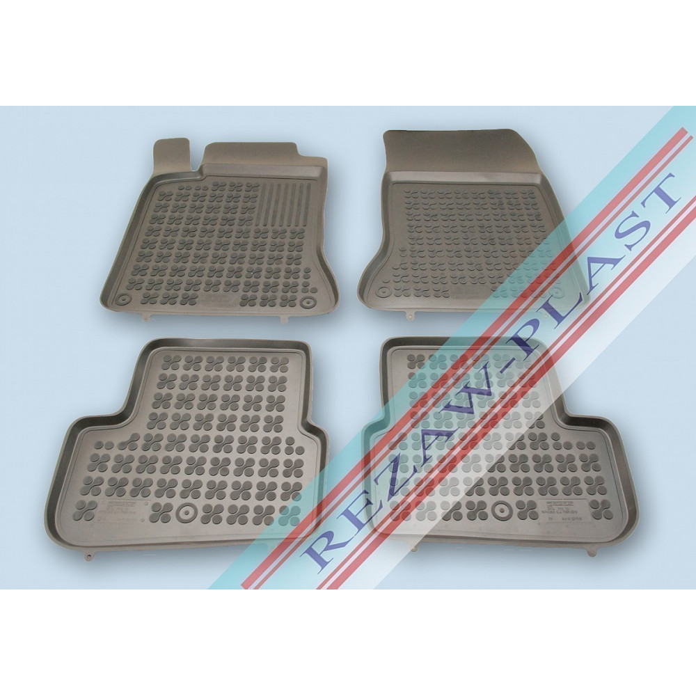 Car rubber floor mats black MB CLA-class (2013-...) 201719