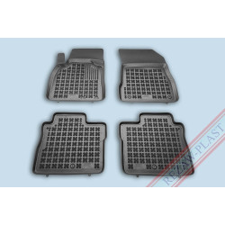 Car rubber floor mats black NISSAN NOTE II (2013-...) 201818