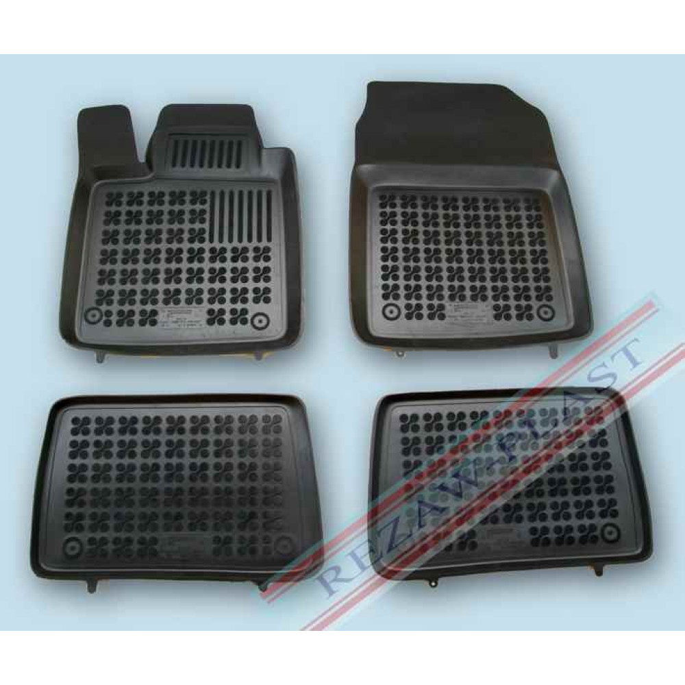 Car rubber floor mats black RENAULT TWINGO (2007-2014) 201911