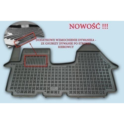Alfombrillas de goma negras para NISSAN PRIMASTAR (2001-...) 201916