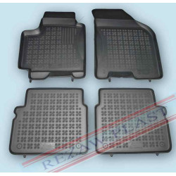 Car rubber floor mats black CHEVROLET AVEO (2002-2011) 202101