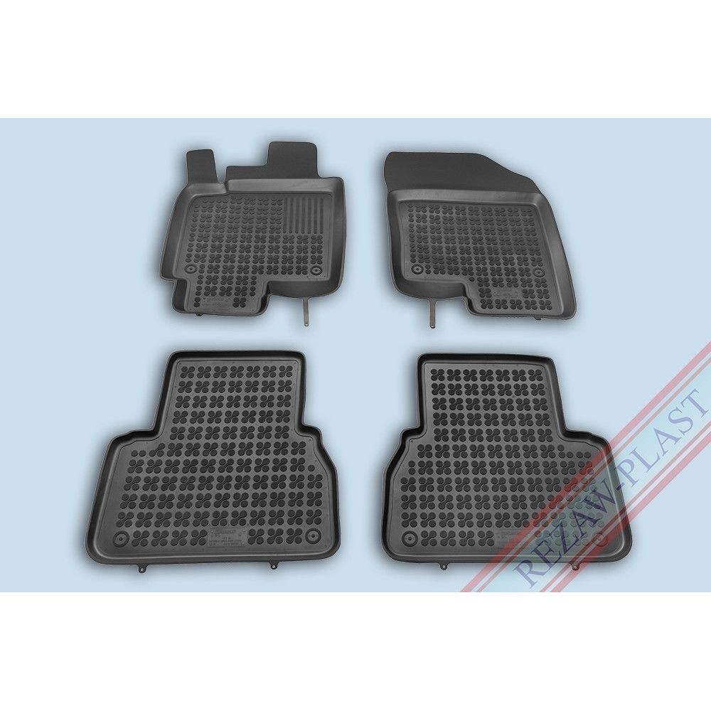 Car rubber floor mats black CHEVROLET EPICA (2006-...) 202104