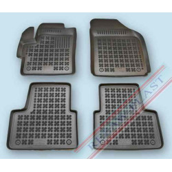 Car rubber floor mats black CHEVROLET SPARK (2005-2009) 202105