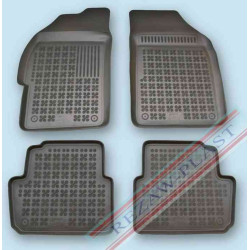 Car rubber floor mats black CHEVROLET SPARK II pre-facelift (2010-2013) 202106