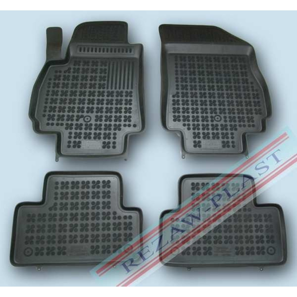 Car rubber floor mats black CHEVROLET ORLANDO (2011-...) 202107