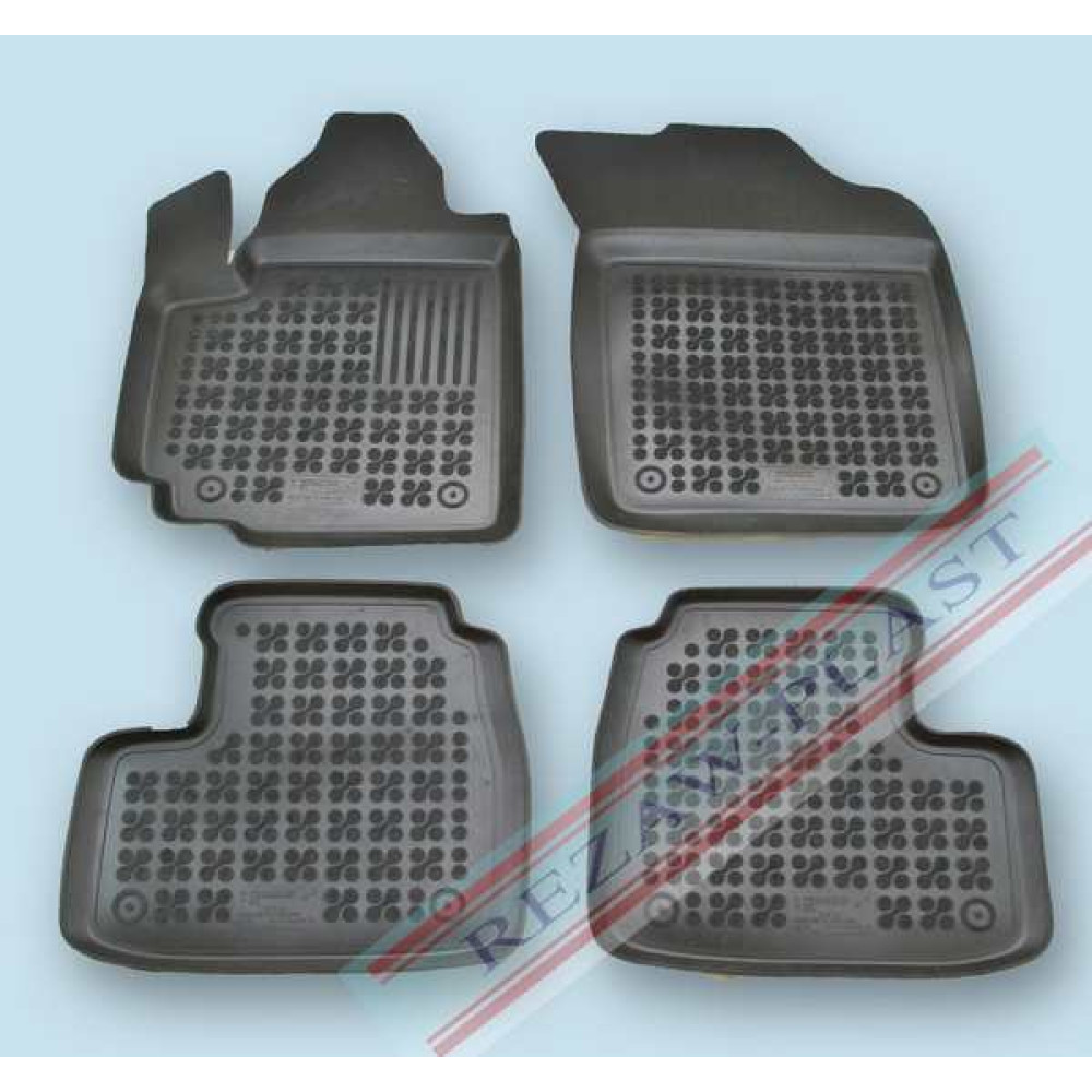 Car rubber floor mats black SUZUKI SWIFT pre facelift (2005-2008)  202205