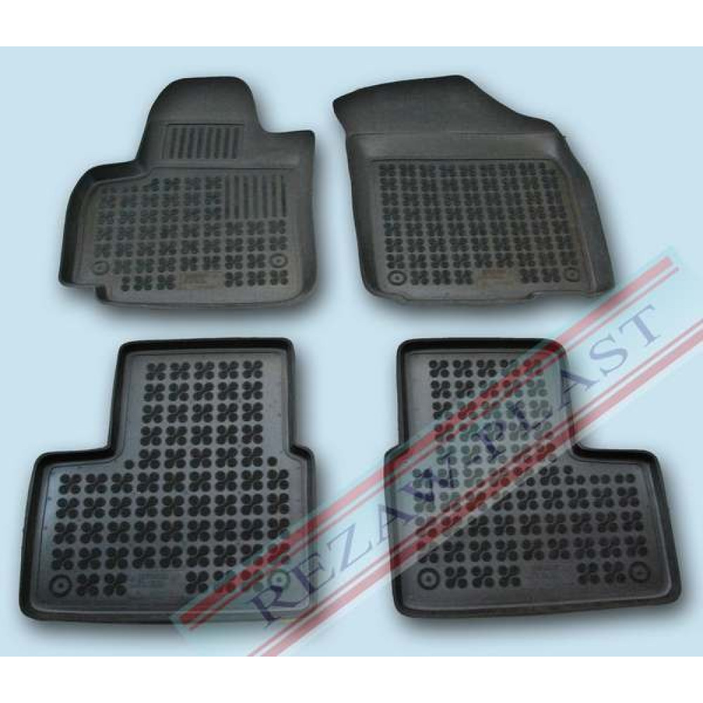 Car rubber floor mats black SUZUKI SX4 (2006-2013) 202206