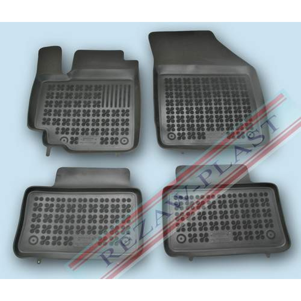 Car rubber floor mats black SUZUKI ALTO HB (5d.) (2008-...) 202207