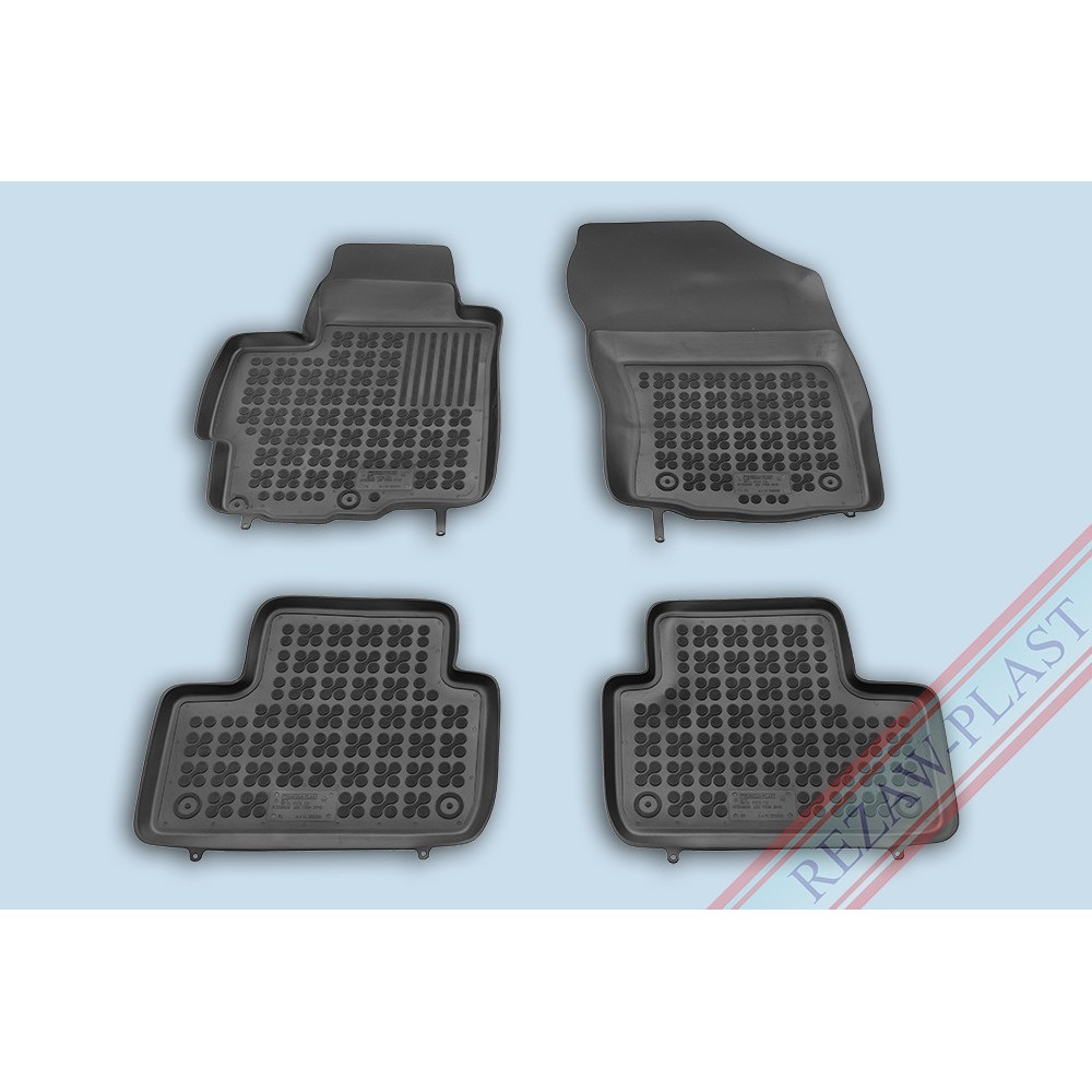 Car rubber floor mats black CITROEN C4 AIRCROSS (2012-...) 202306