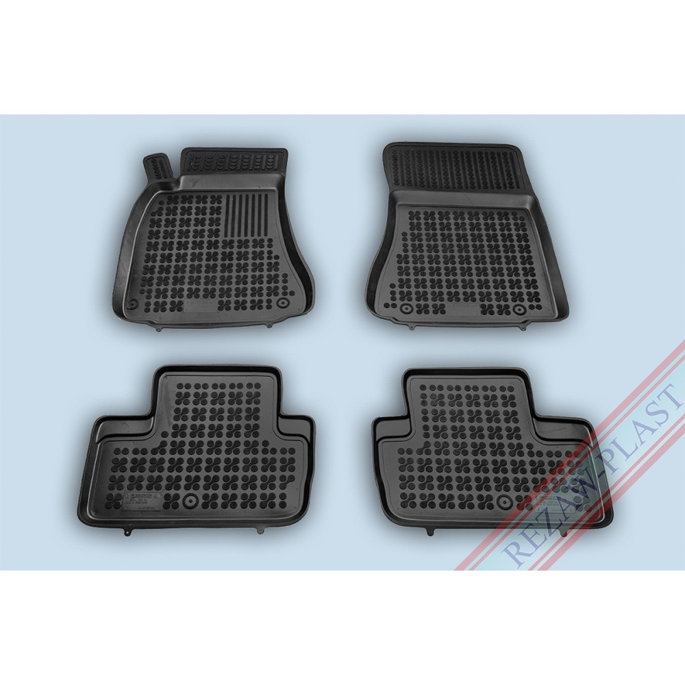 Car rubber floor mats black LEXUS IS (2005-2013) 202406