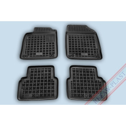 Car rubber floor mats black SAAB 9-3 (2002-...) 202601
