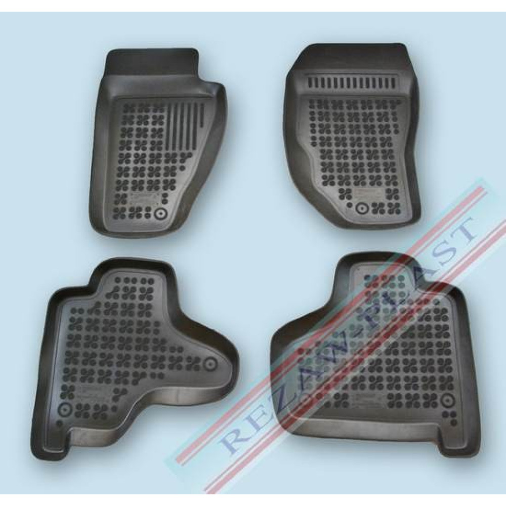 Car rubber floor mats black JEEP CHEROKEE IV (2008-2013) 203101
