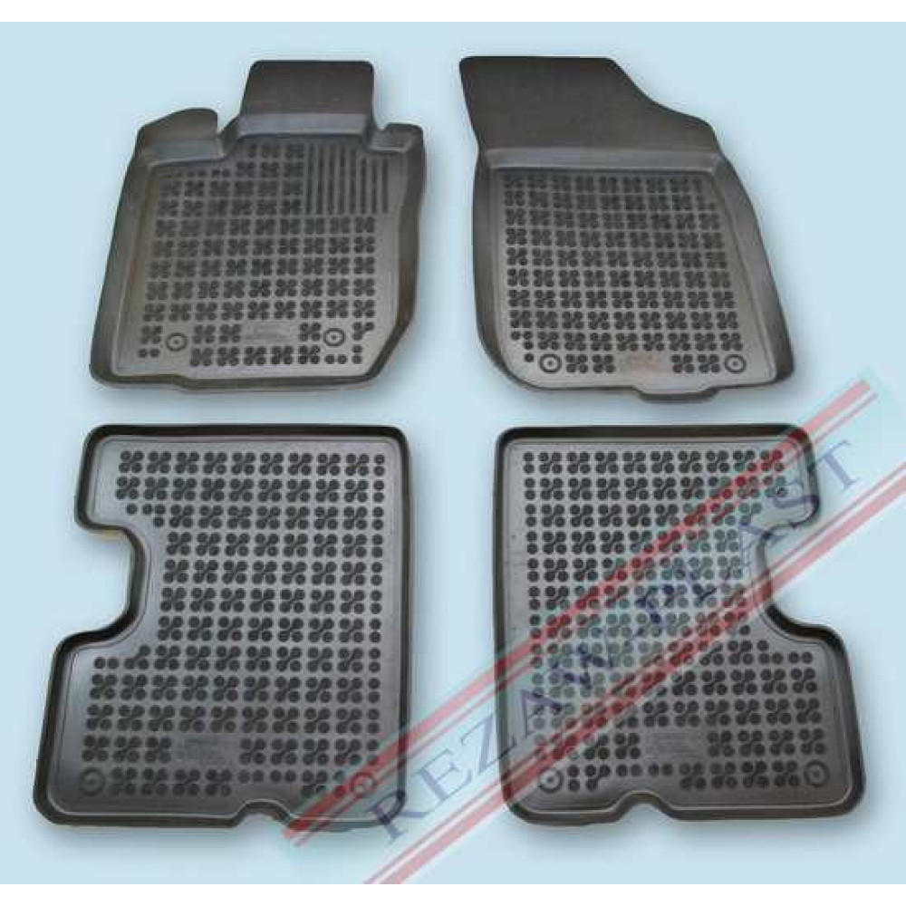 Car rubber floor mats black DACIA LOGAN Sedan (2004-2013) 203401