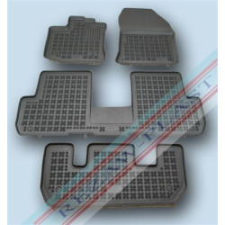Car rubber floor mats black DACIA LODGY (2012-...) 203404