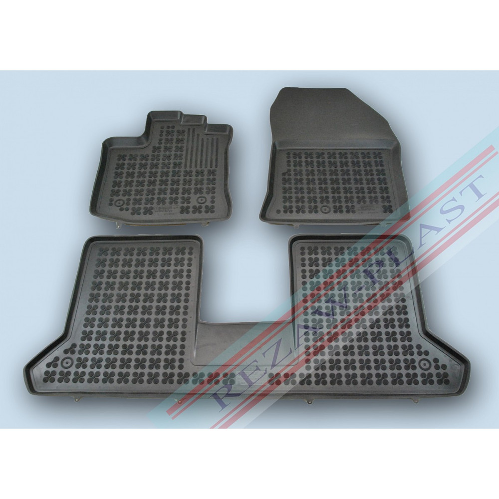 Car rubber floor mats black DACIA DOKKER (2012-...) 203405