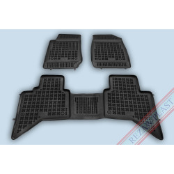 Car rubber floor mats black ISUZU D-MAX (2012-...) 203901
