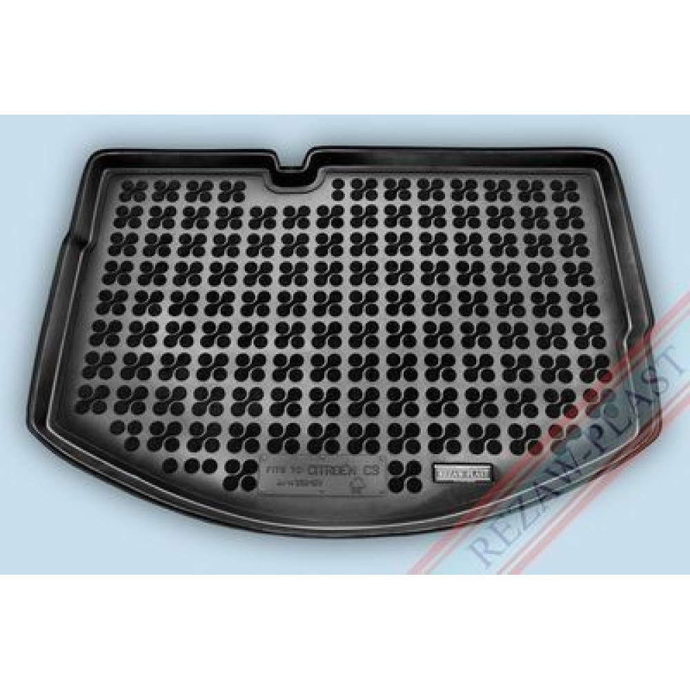 Car rubber trunk mat CITROEN C3 HB (Small tire)(2009-...) 230130