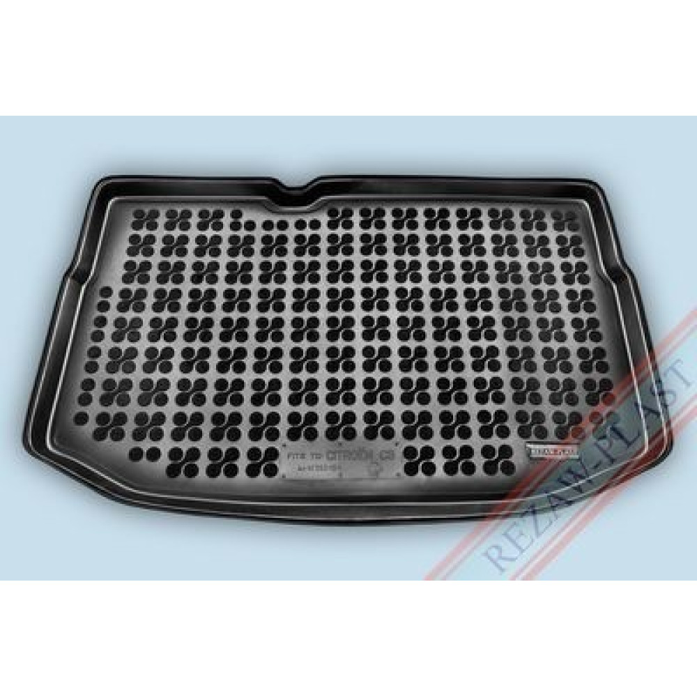Car rubber trunk mat CITROEN C3 HB (Regular tire)(2009-...) 230131
