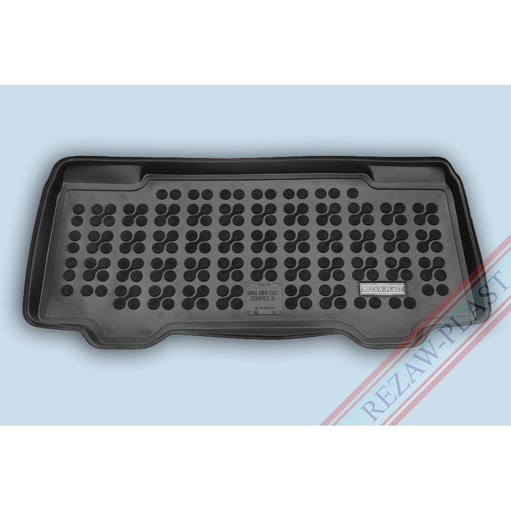 Car rubber trunk mat MINI COOPER (2013-...) Bottom floor 232127