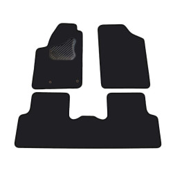 Car textile mats black TOYOTA COROLLA (2007-2013) ECONOMIC