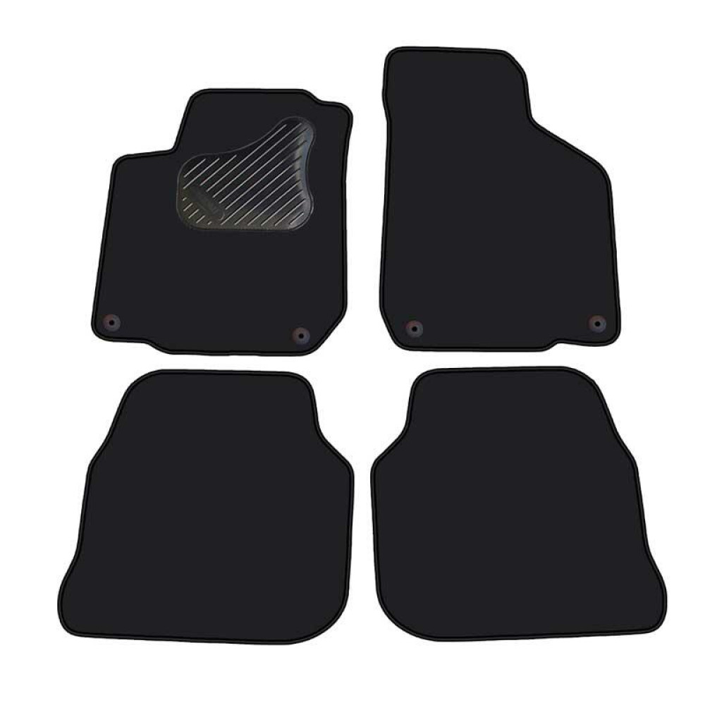 Car textile mats black VW BORA (1998-2005) ECONOMIC