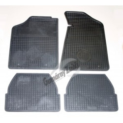 Alfombrillas de goma para coche gris AUDI 80 (1986-1994) GUZU