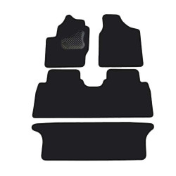 Alfombrillas textiles negras para coche FORD GALAXY (7s.)(1995-2006) ECONOMIC (LT)
